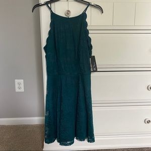 BCX Emerald Lace Dress